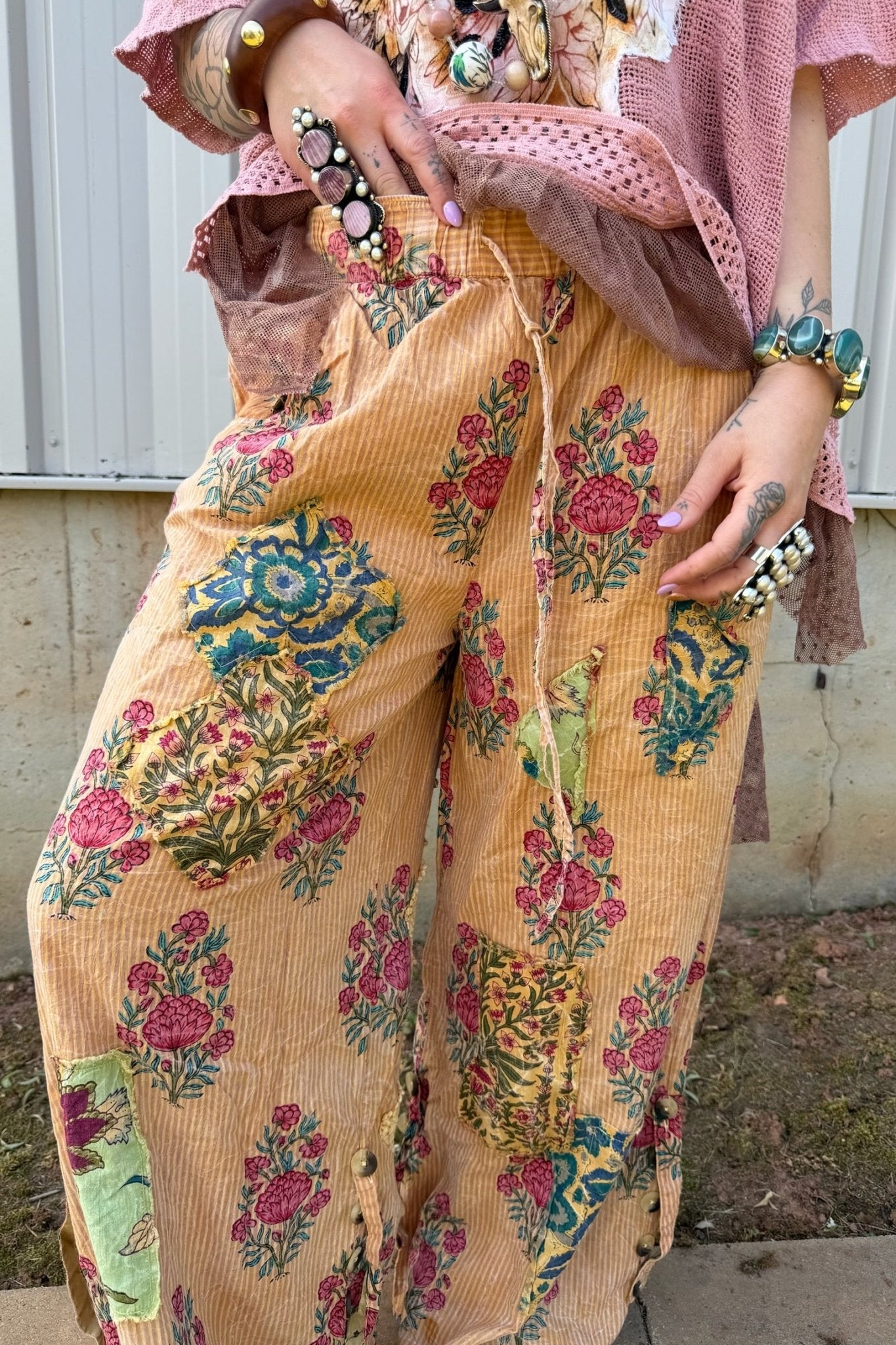Dahlia Reversible Pant - ivyandlavyboutique A Rare Bird Shop