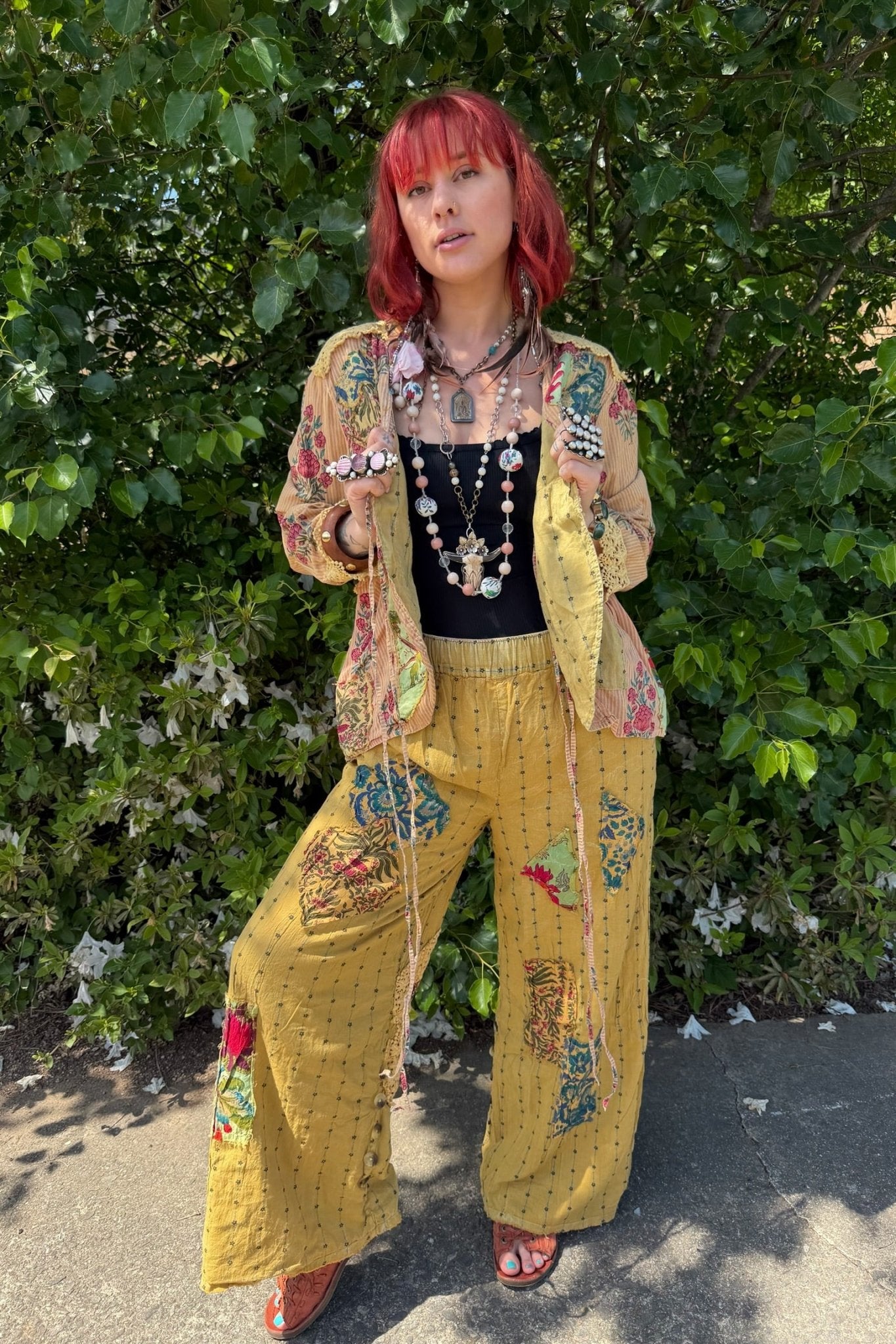 Dahlia Reversible Pant - ivyandlavyboutique A Rare Bird Shop