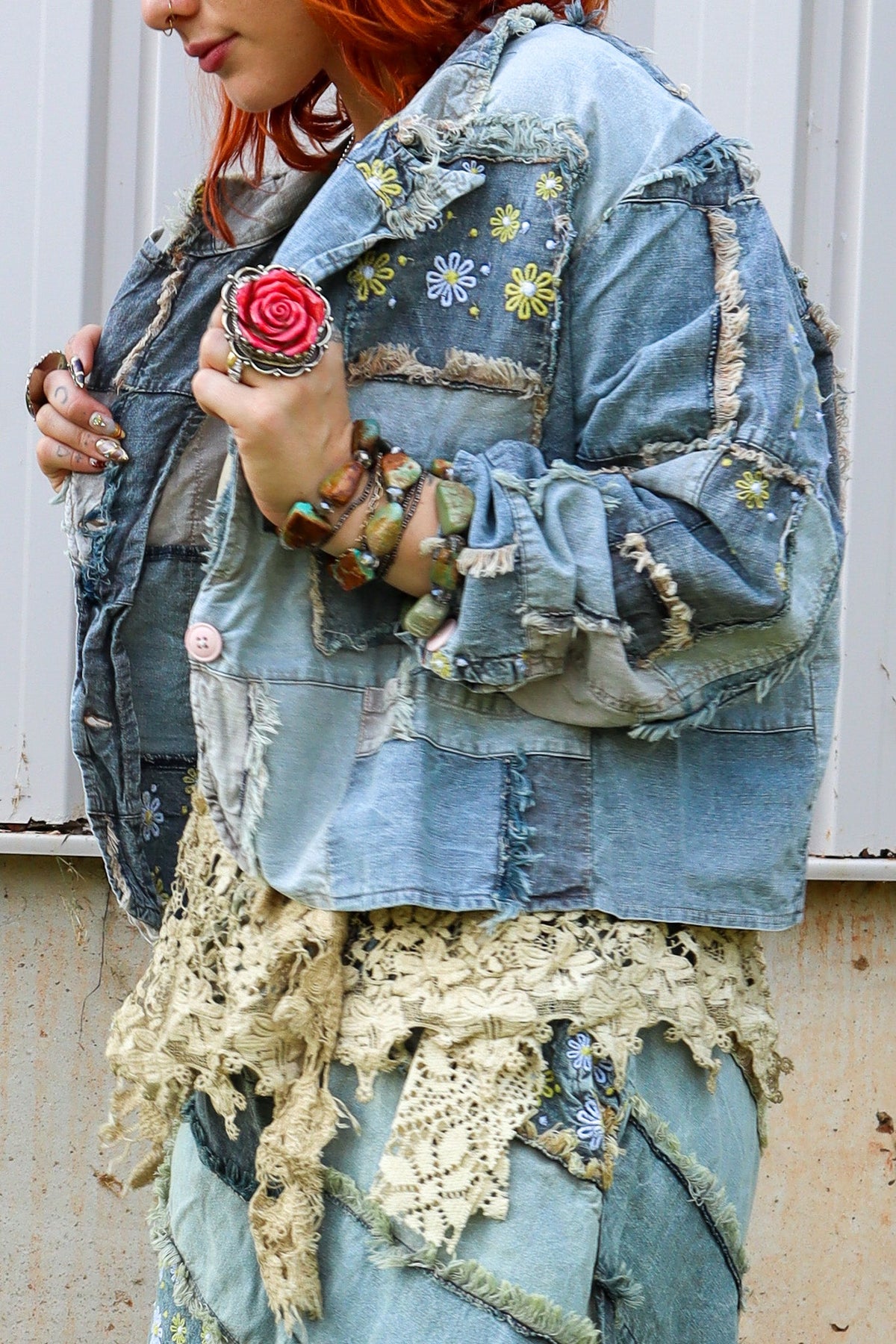 Daisy Daydream Jacket - ivyandlavyboutique Jaded Gypsy