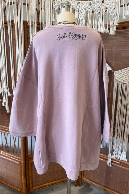 Dance With The Moon Sweatshirt Peace - ivyandlavyboutique Jaded Gypsy