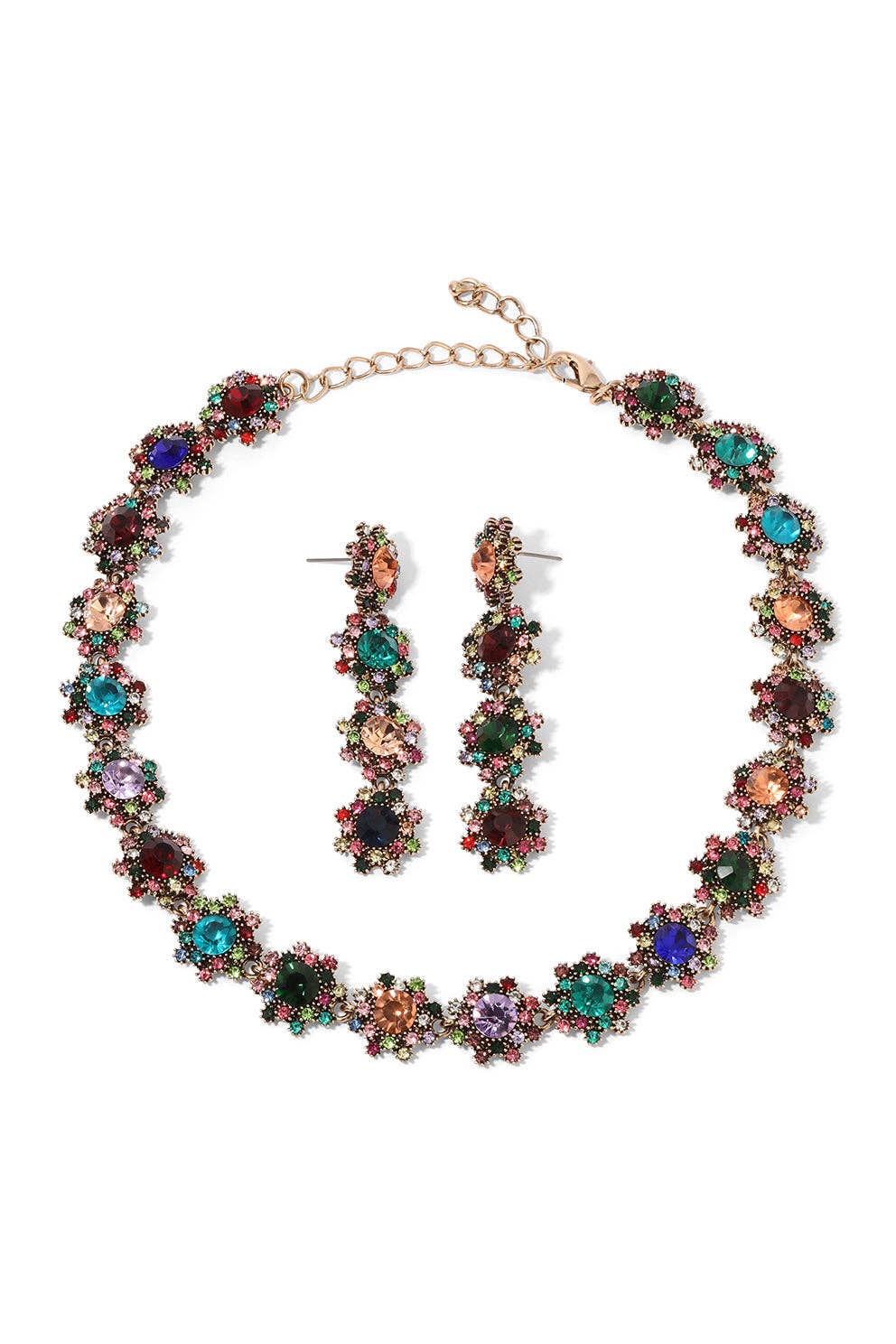 Darya Necklace & Earring Set - Boho Wanderlust Boutique Eye Candy Los Angeles