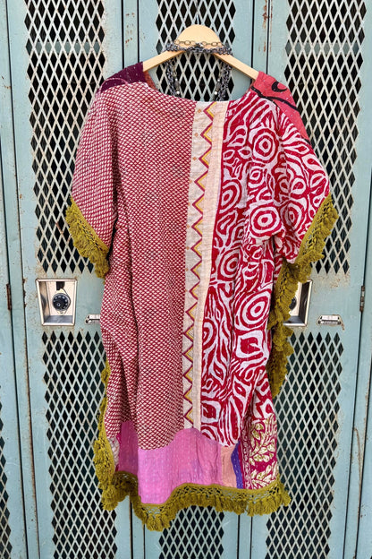 Day Dreamer Kantha Poncho Top - Combo 2 - ivyandlavyboutique Kathmandu Imports