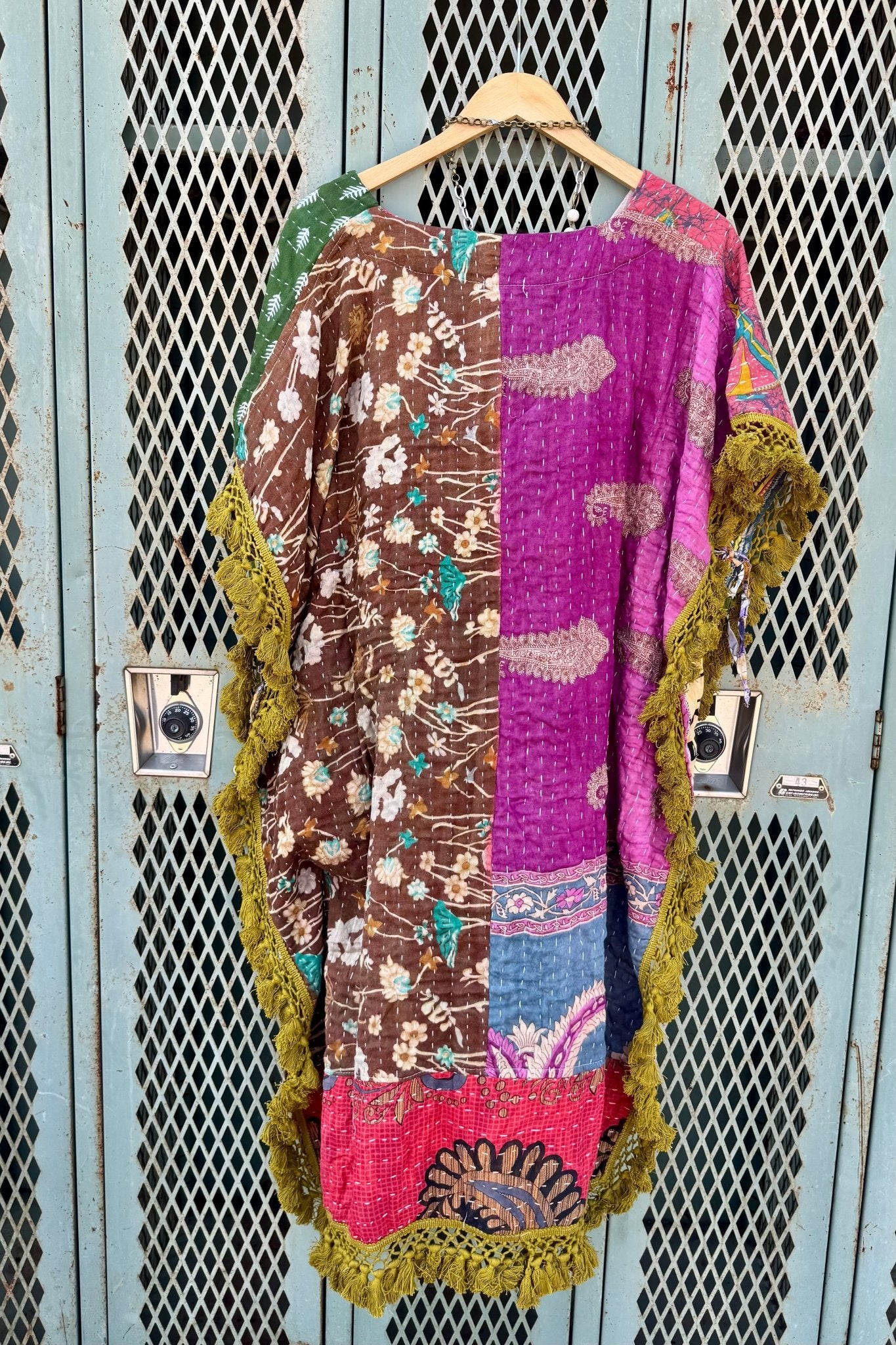 Day Dreamer Kantha Poncho Top - Combo 4 - ivyandlavyboutique Kathmandu Imports