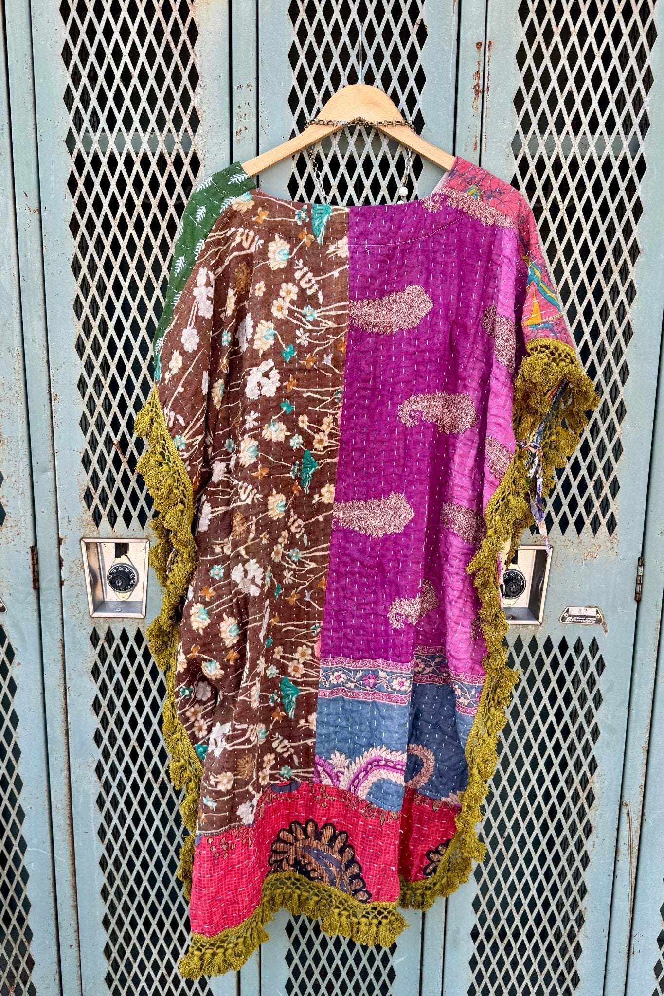 Day Dreamer Kantha Poncho Top - Combo 4 - ivyandlavyboutique Kathmandu Imports