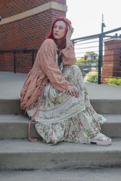 Day Dreams Tie Duster - ivyandlavyboutique Jaded Gypsy