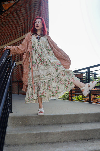 Day Dreams Tie Duster - ivyandlavyboutique Jaded Gypsy