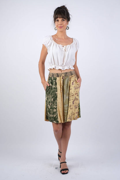 Jungle Dreams Summer Patchwork Shorts