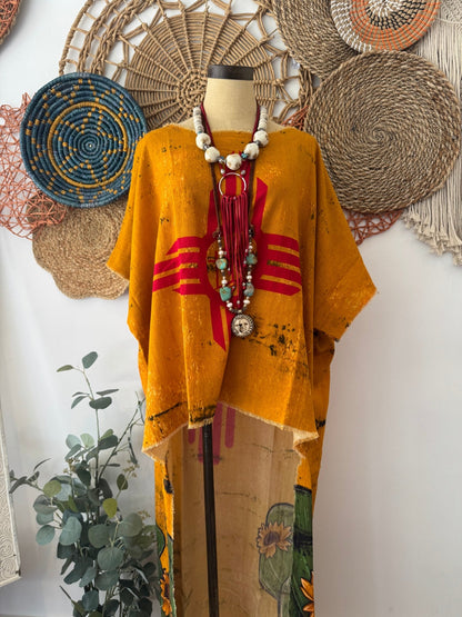 Desert Bliss Linen Tunic Hi Lo Top - ivyandlavyboutique I LOVE LINEN