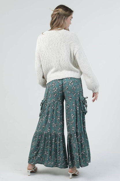 Ditsy Daze Floral Pant - ivyandlavyboutique ANGIE