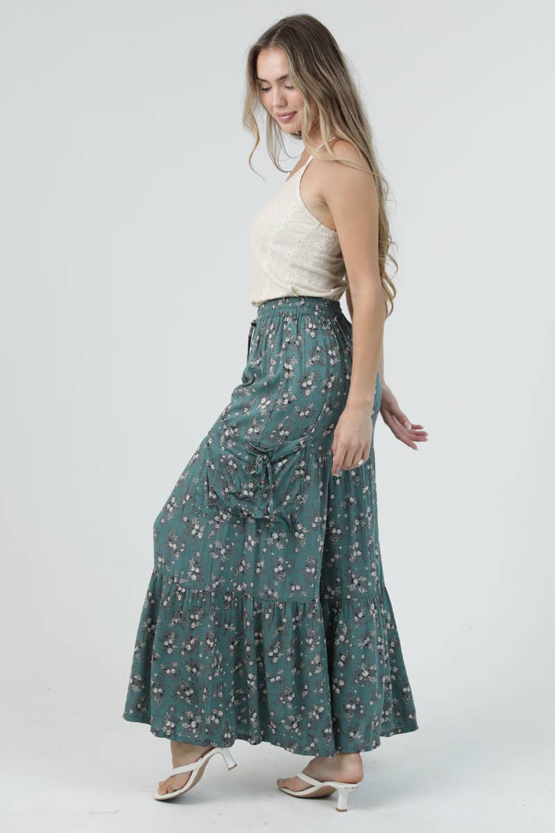 Ditsy Daze Floral Pant - ivyandlavyboutique ANGIE