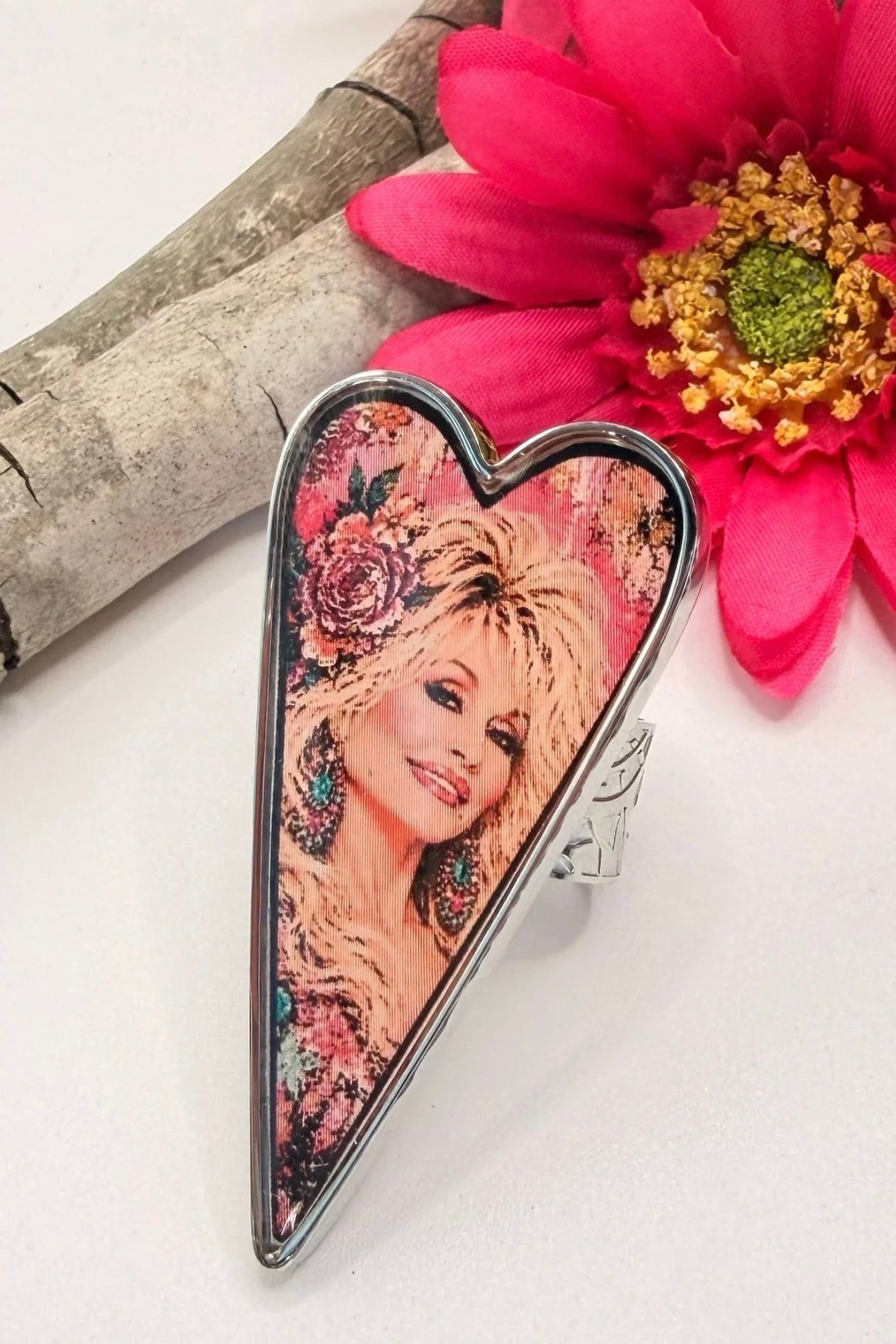 Dolly Heart Adjustable Ring - ivyandlavyboutique Spirit Lala
