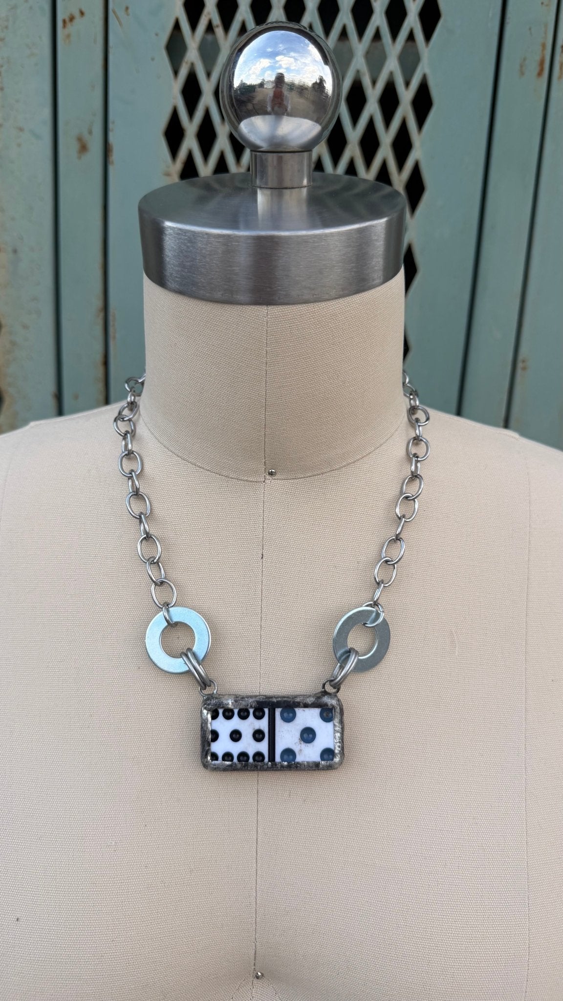 Domino Classic Handmade Necklace - ivyandlavyboutique ivyandlavyboutique