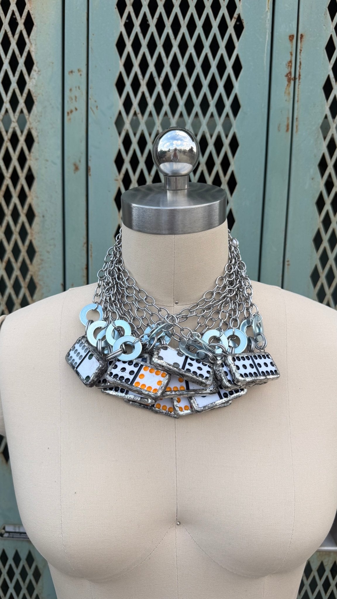 Domino Classic Handmade Necklace - ivyandlavyboutique ivyandlavyboutique