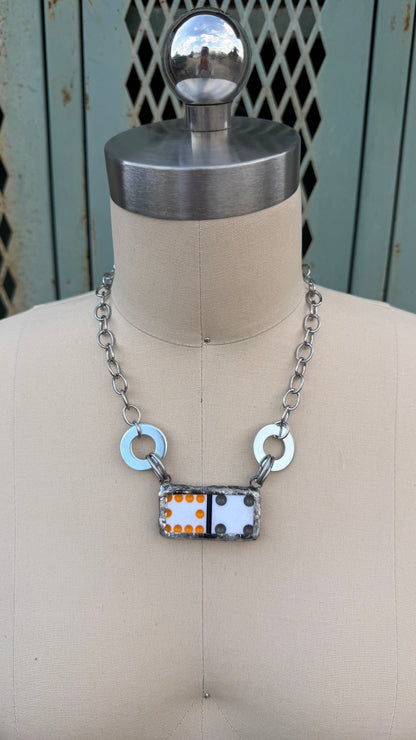 Domino Classic Handmade Necklace - ivyandlavyboutique ivyandlavyboutique