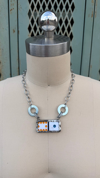 Domino Classic Handmade Necklace - ivyandlavyboutique ivyandlavyboutique