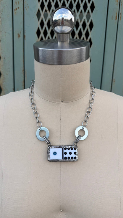 Domino Classic Handmade Necklace - ivyandlavyboutique ivyandlavyboutique