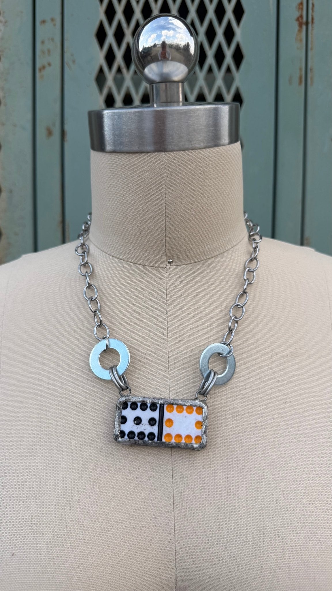 Domino Classic Handmade Necklace - ivyandlavyboutique ivyandlavyboutique