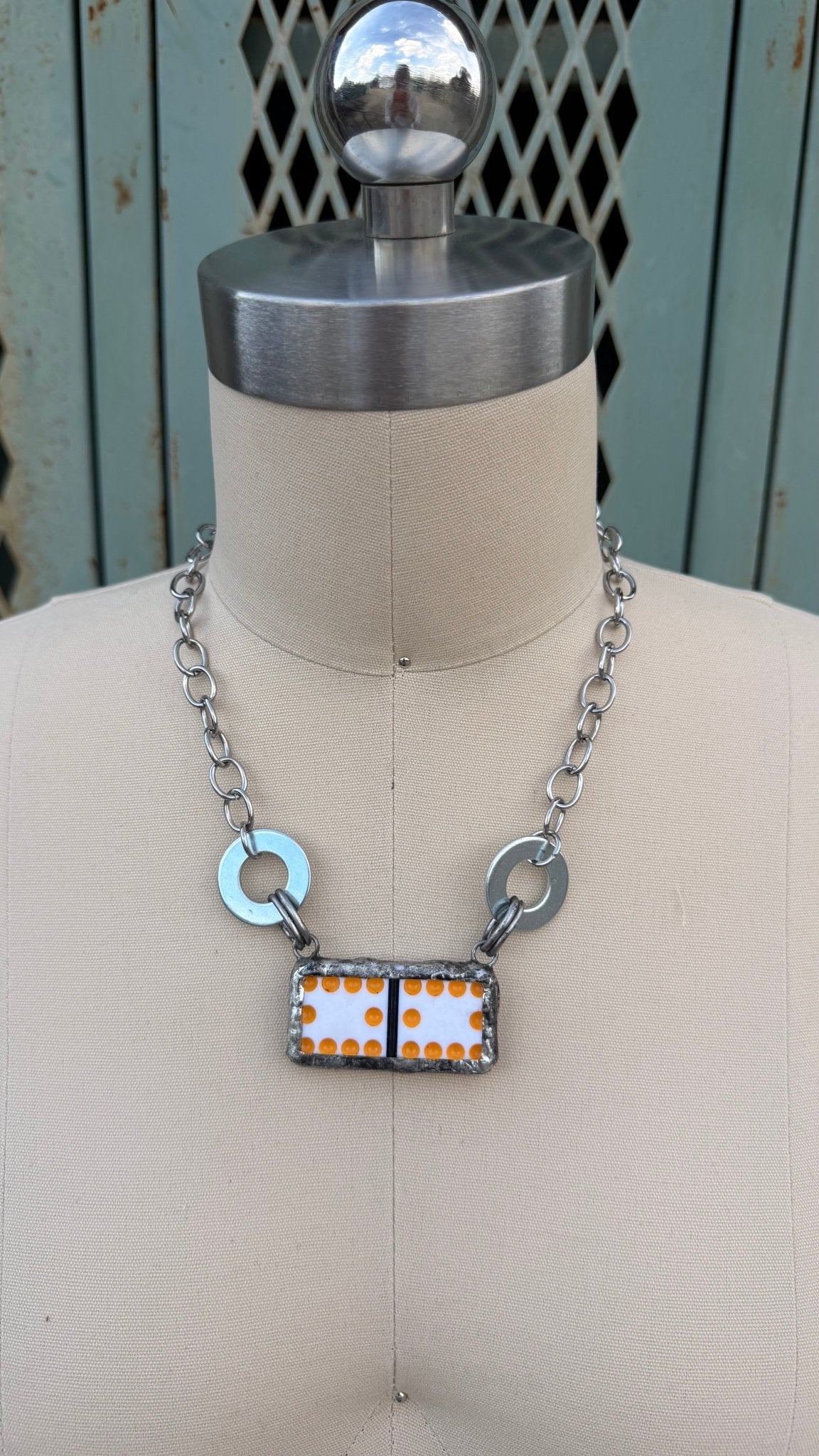 Domino Classic Handmade Necklace - ivyandlavyboutique ivyandlavyboutique