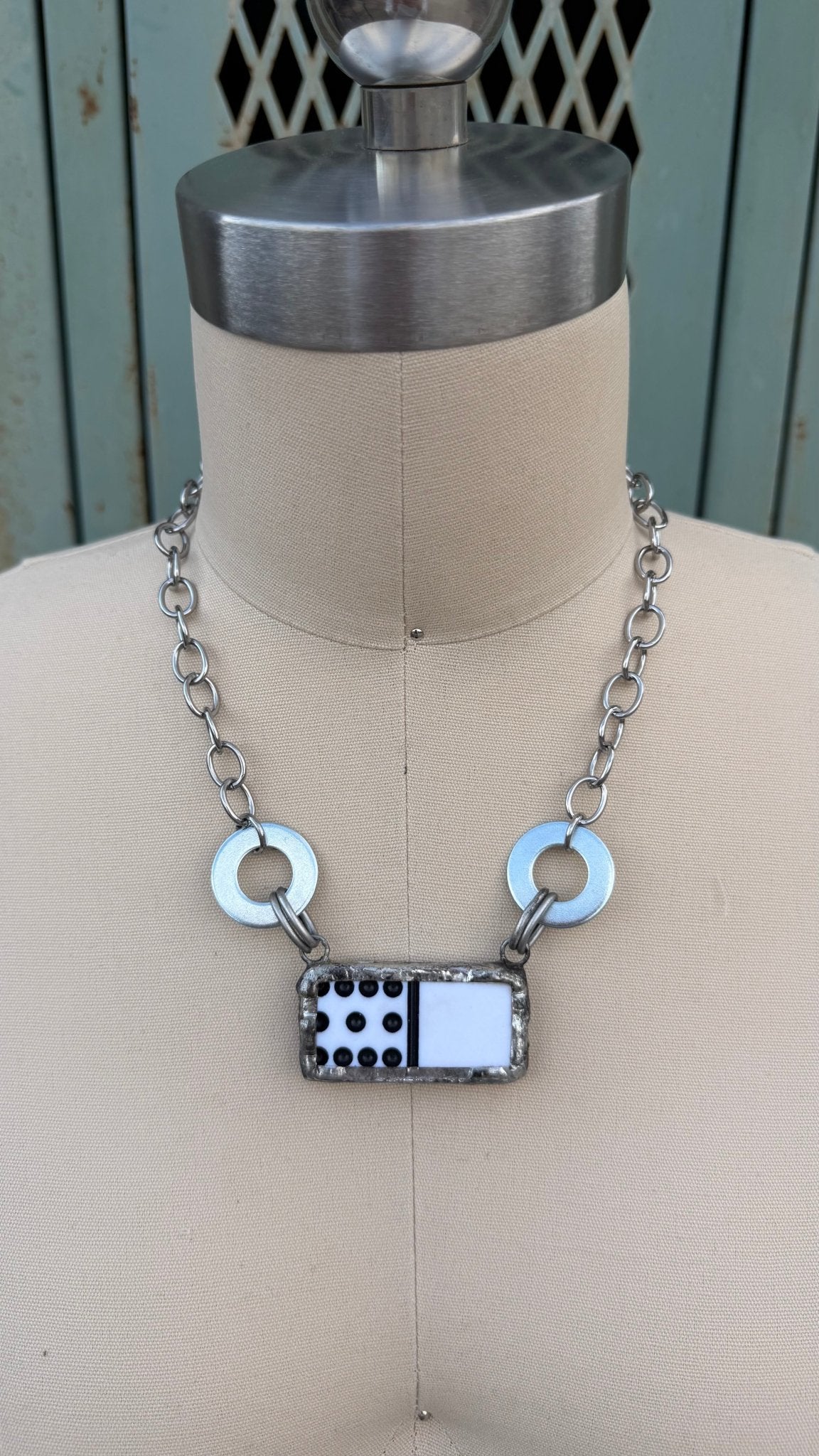 Domino Classic Handmade Necklace - ivyandlavyboutique ivyandlavyboutique