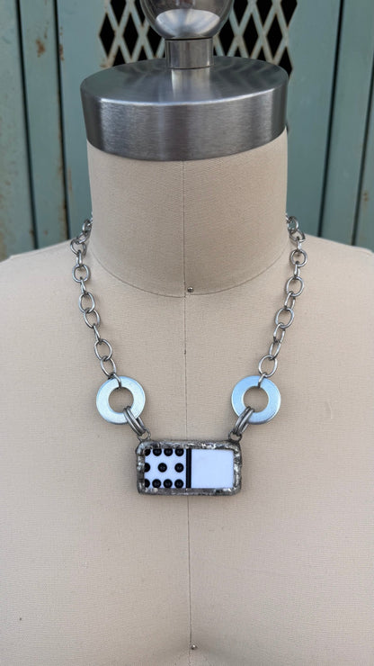 Domino Classic Handmade Necklace - ivyandlavyboutique ivyandlavyboutique
