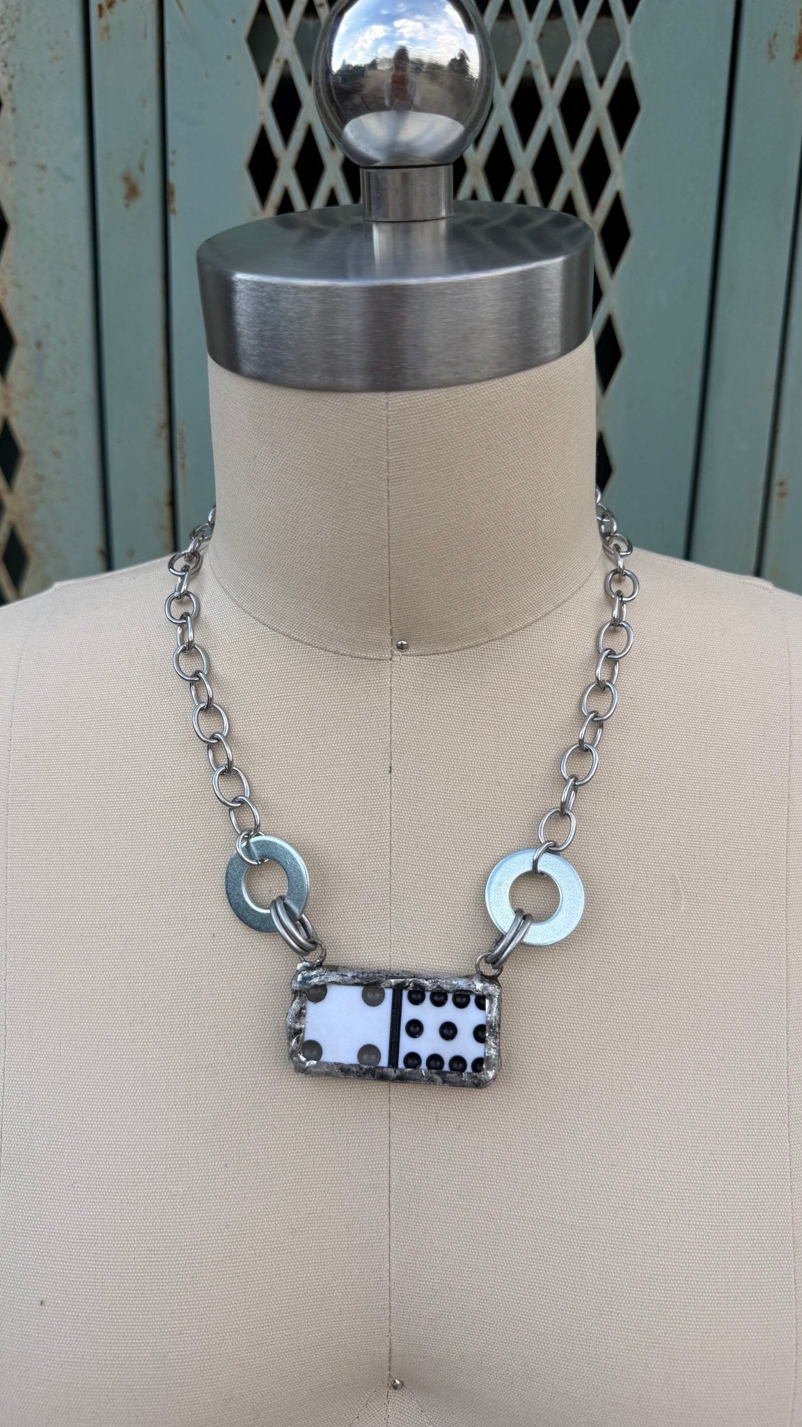 Domino Classic Handmade Necklace - ivyandlavyboutique ivyandlavyboutique