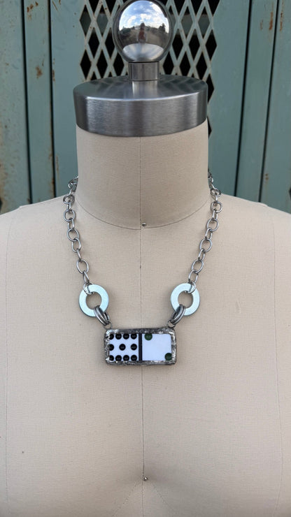 Domino Classic Handmade Necklace - ivyandlavyboutique ivyandlavyboutique