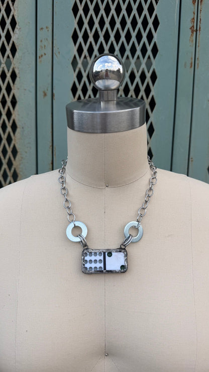 Domino Classic Handmade Necklace - ivyandlavyboutique ivyandlavyboutique