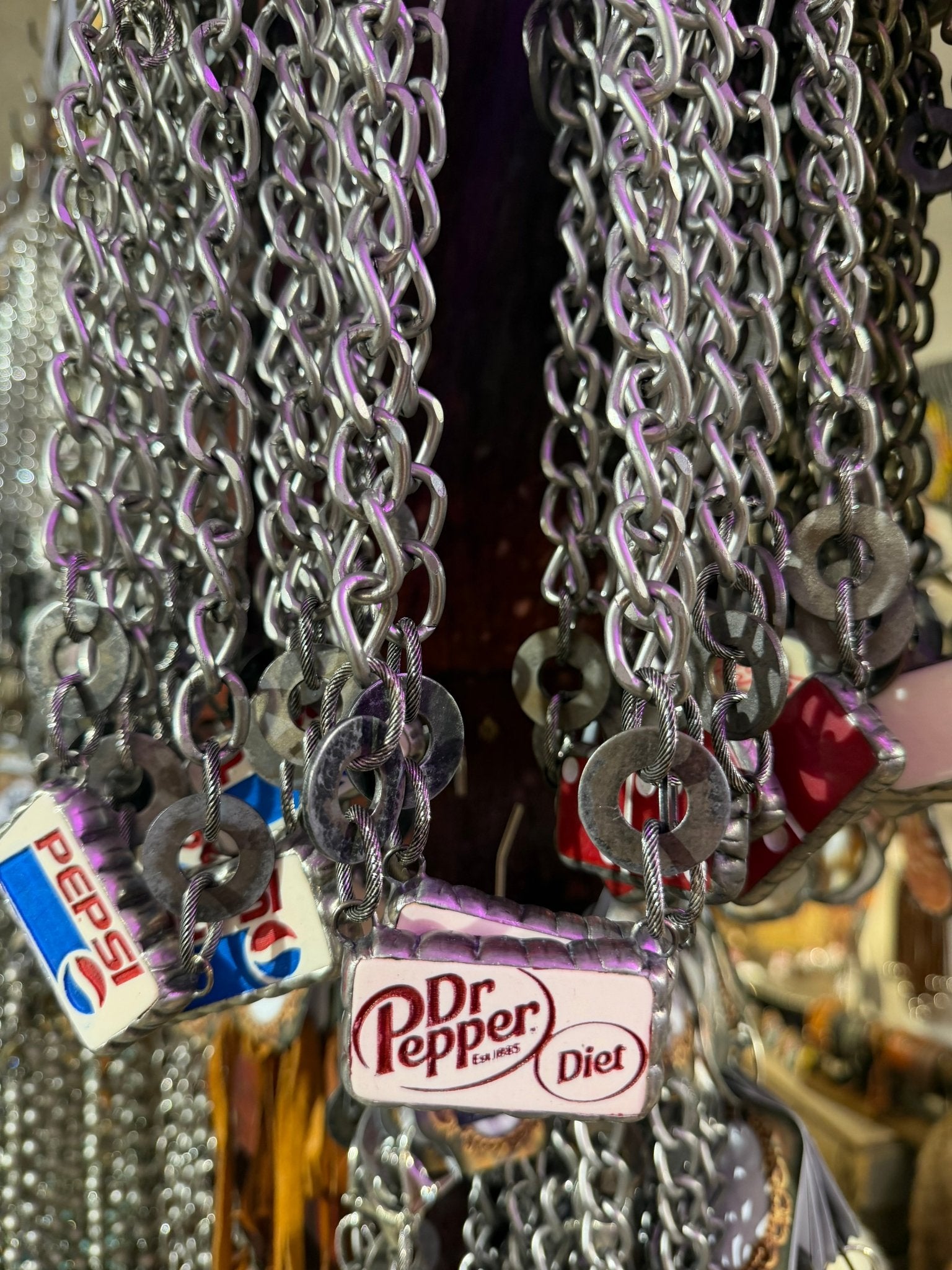 Domino Necklace - ivyandlavyboutique Art by Amy