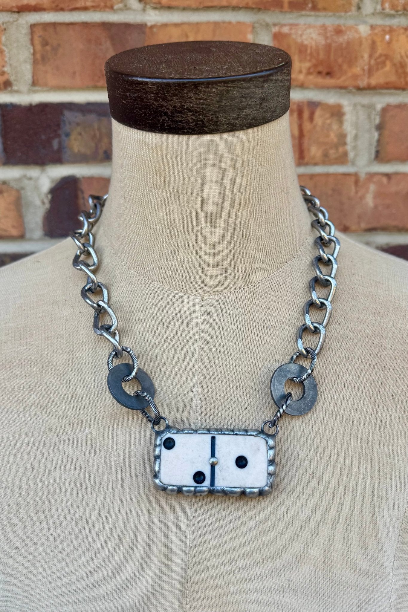 Dominos Budweiser Necklace - ivyandlavyboutique ivyandlavyboutique