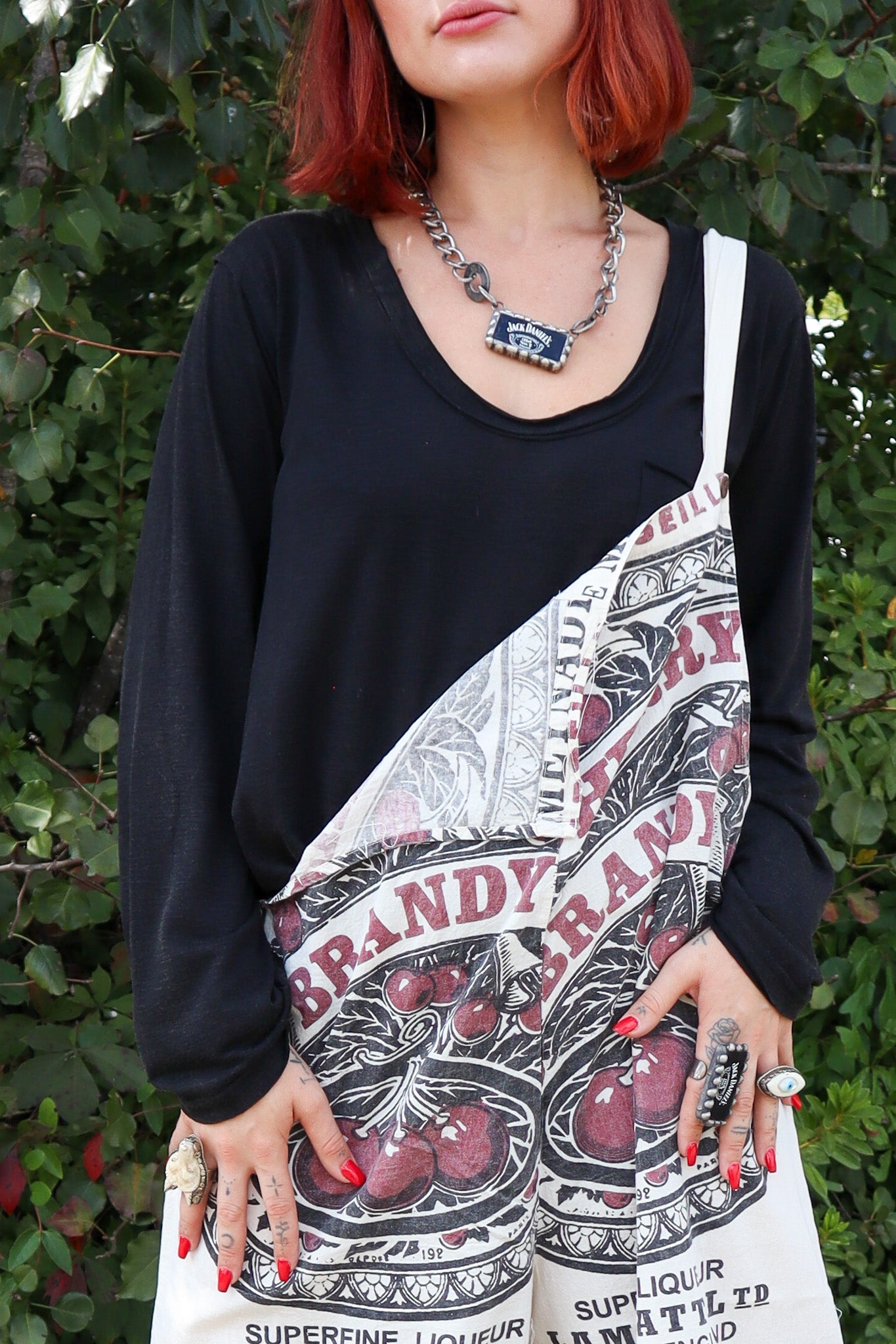 Dominos Jack Daniel’s Necklace - ivyandlavyboutique Art by Amy