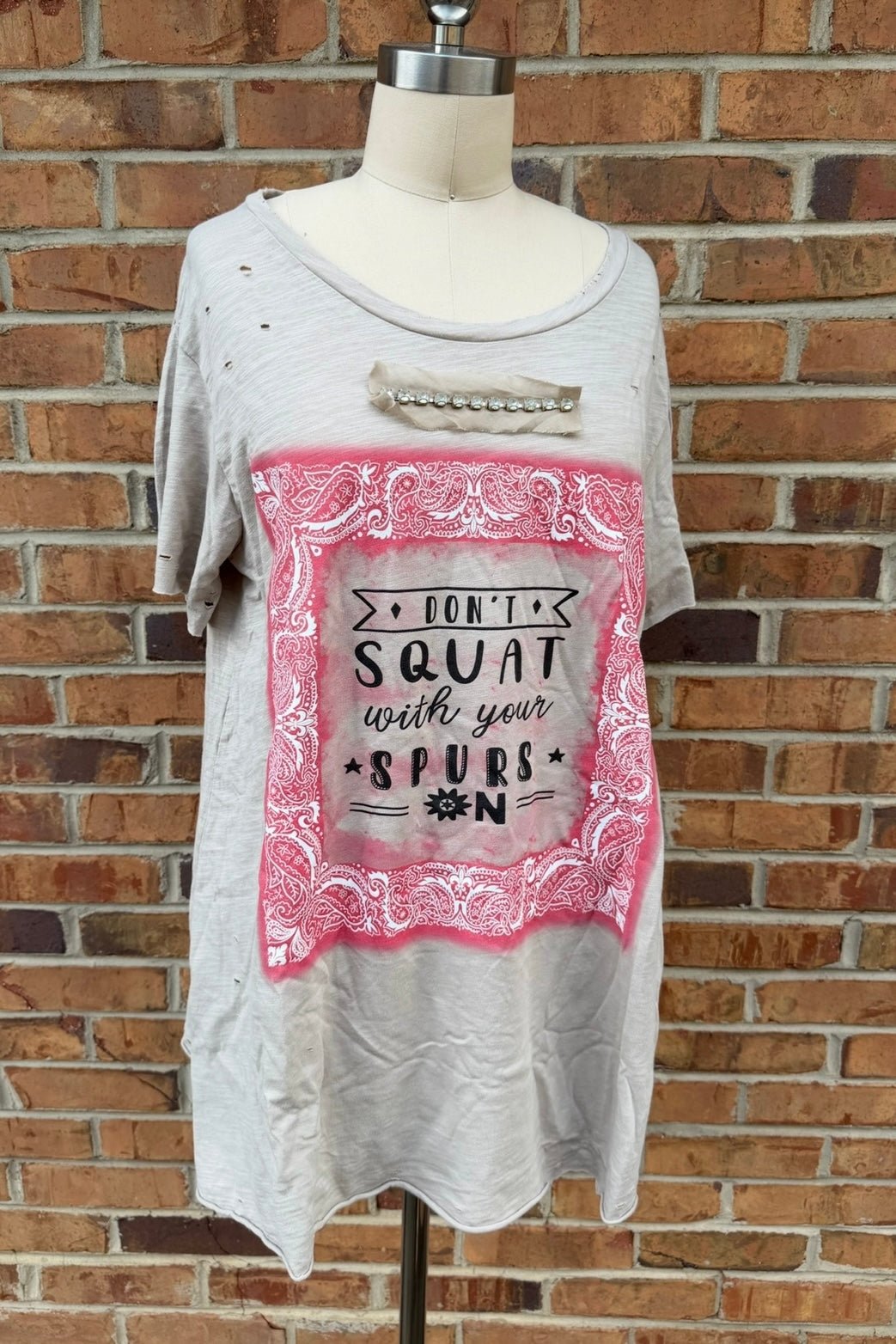 Don’t Squat with Your Spurs On - ivyandlavyboutique A Rare Bird Shop