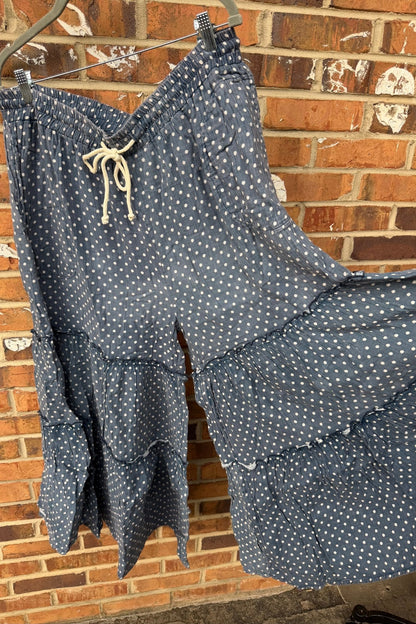 Dotty Queen Flare Pants - ivyandlavyboutique A Rare Bird Shop