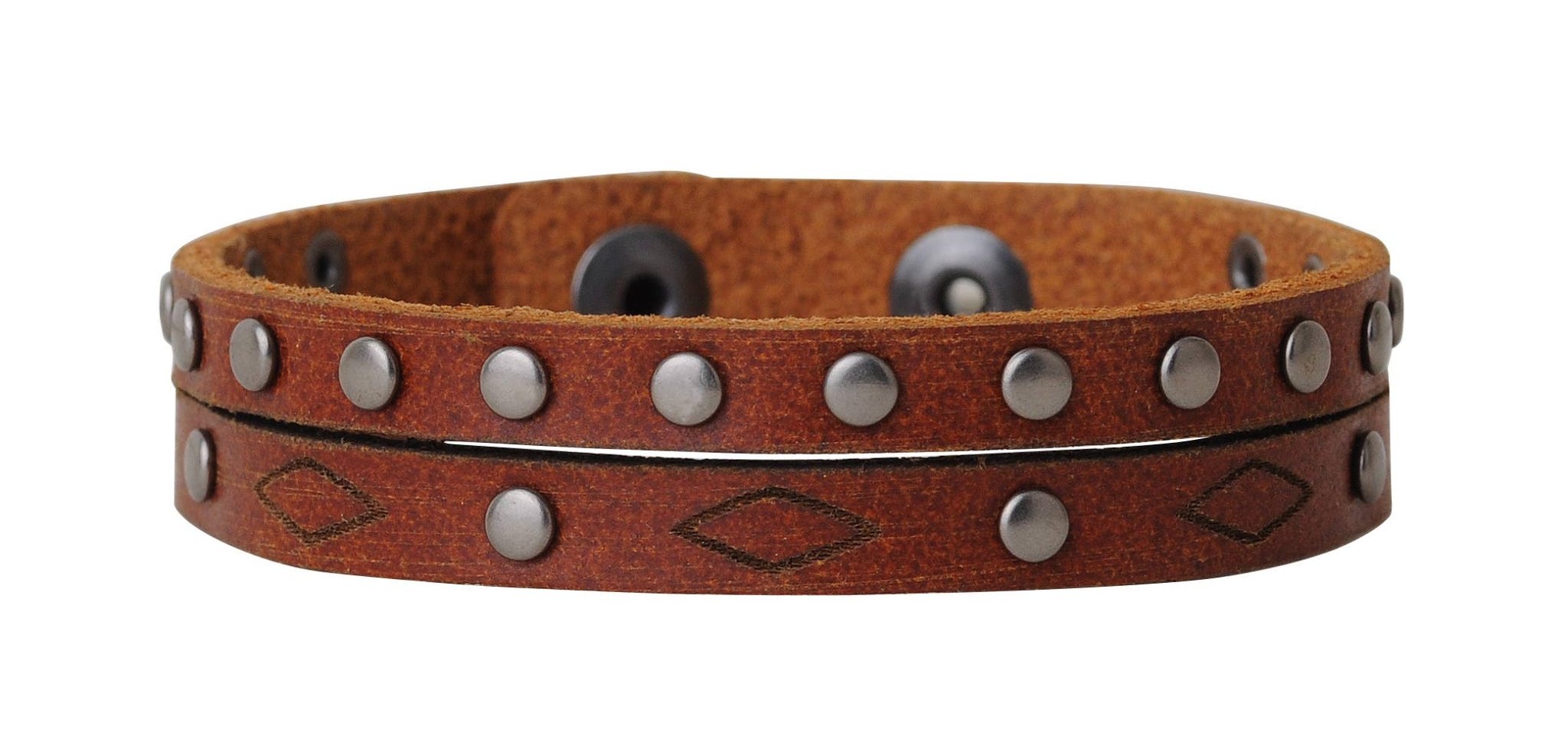 Double Strand Stud and Rhombus Bracelet: OLIVE - ivyandlavyboutique Most Wanted USA