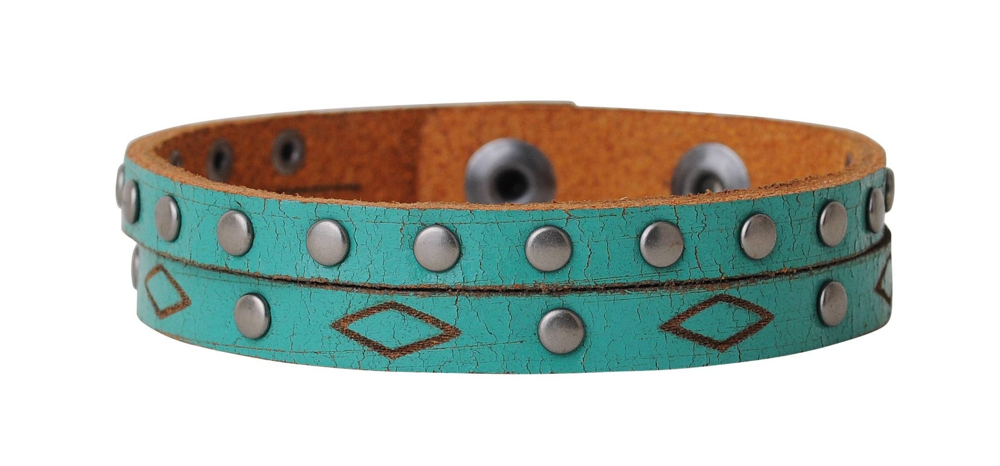 Double Strand Stud and Rhombus Bracelet: OLIVE - ivyandlavyboutique Most Wanted USA