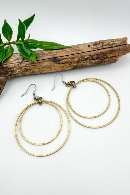 Double Up O - Ring Earrings - ivyandlavyboutique Spirit Lala
