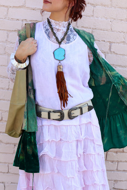 Double Western Faux Leather Waist Belt - ivyandlavyboutique Leto Accessories