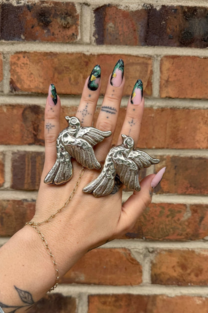 Doves in Flight Ring - ivyandlavyboutique ivyandlavyboutique