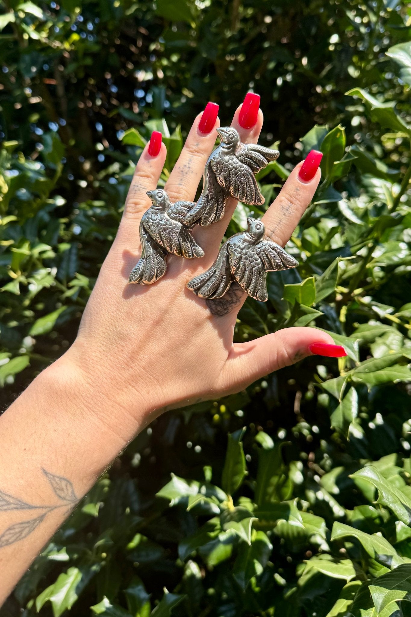 Doves in Flight Ring - ivyandlavyboutique ivyandlavyboutique