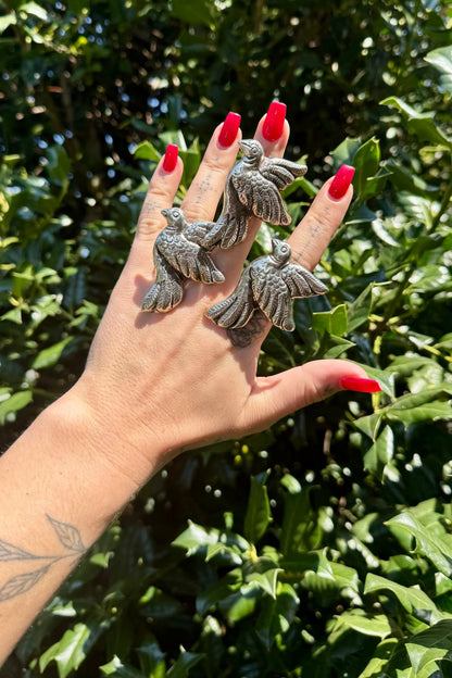 Doves in Flight Ring - ivyandlavyboutique ivyandlavyboutique