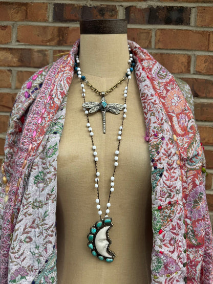Dragonfly Bliss Handmade Necklace - ivyandlavyboutique Spirit Lala