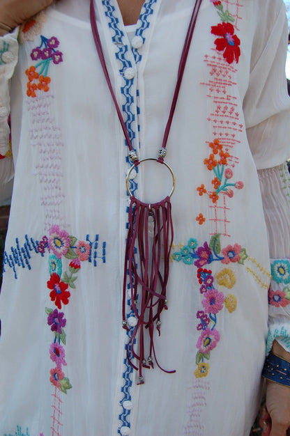 Dream Catcher Quartz Long Layering Necklace - ivyandlavyboutique Spirit Lala