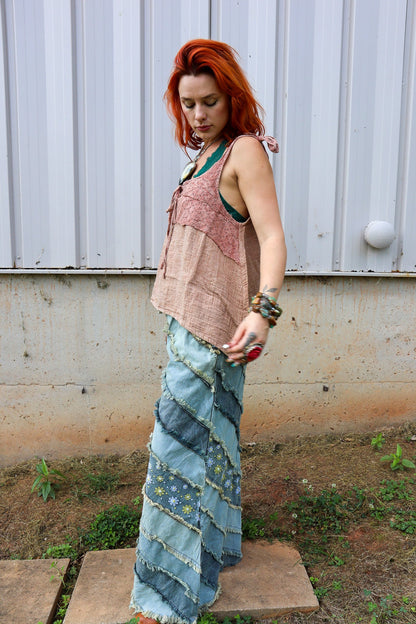 Dreamline Tank in Mauve - ivyandlavyboutique Jaded Gypsy