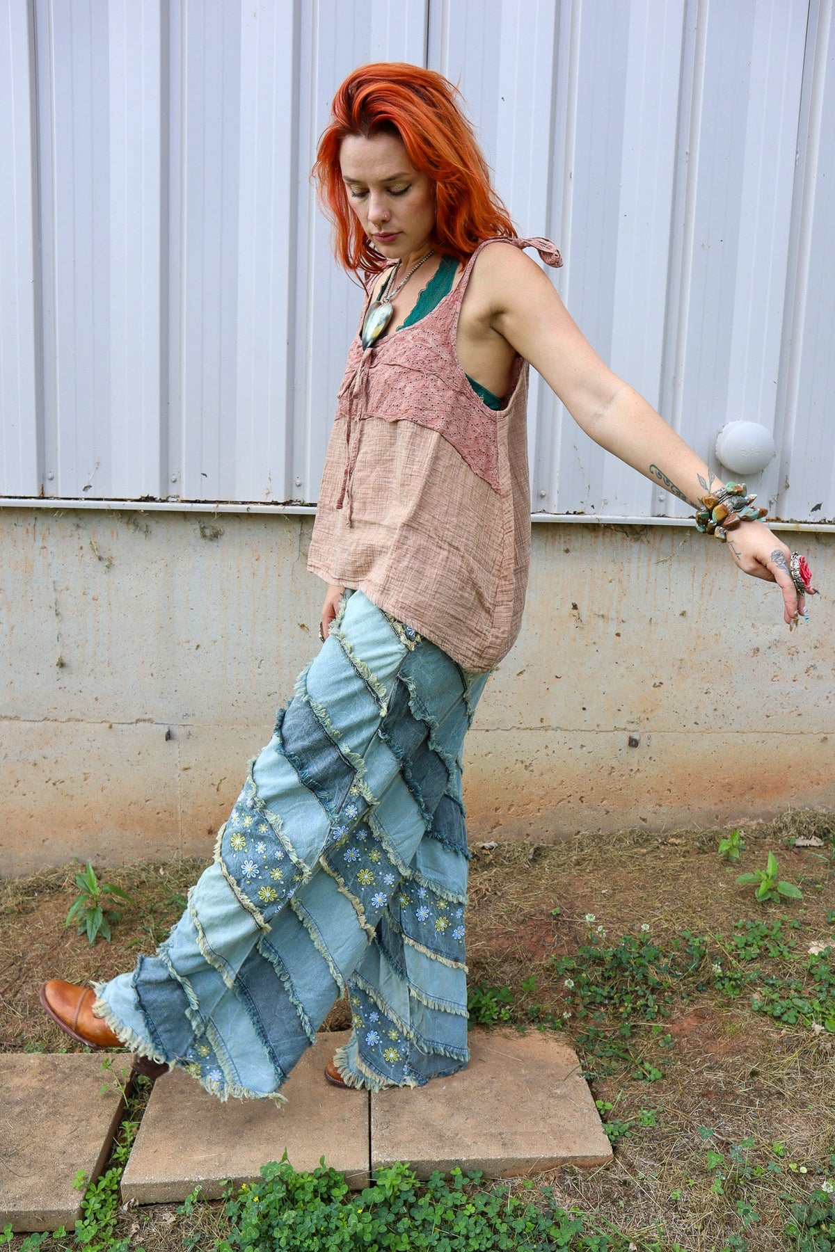 Dreamline Tank in Mauve - ivyandlavyboutique Jaded Gypsy