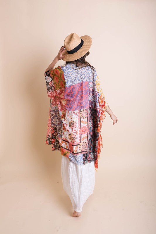 Dripping in Flowers Kimono - ivyandlavyboutique Leto Accessories