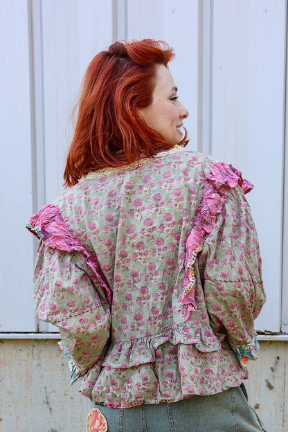 Dusty Bloom Top - ivyandlavyboutique Jaded Gypsy