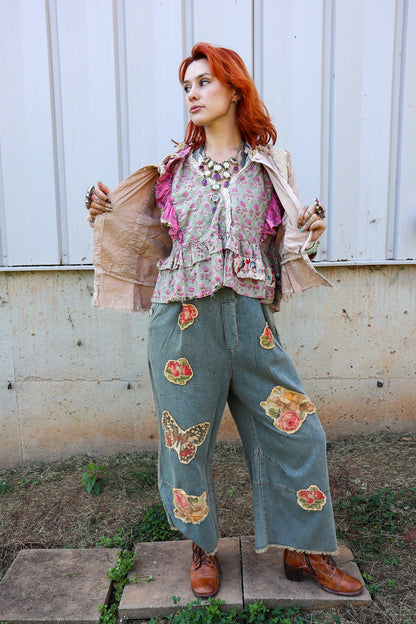 Dusty Bloom Top - ivyandlavyboutique Jaded Gypsy