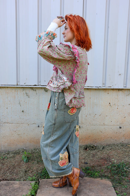Dusty Bloom Top - ivyandlavyboutique Jaded Gypsy