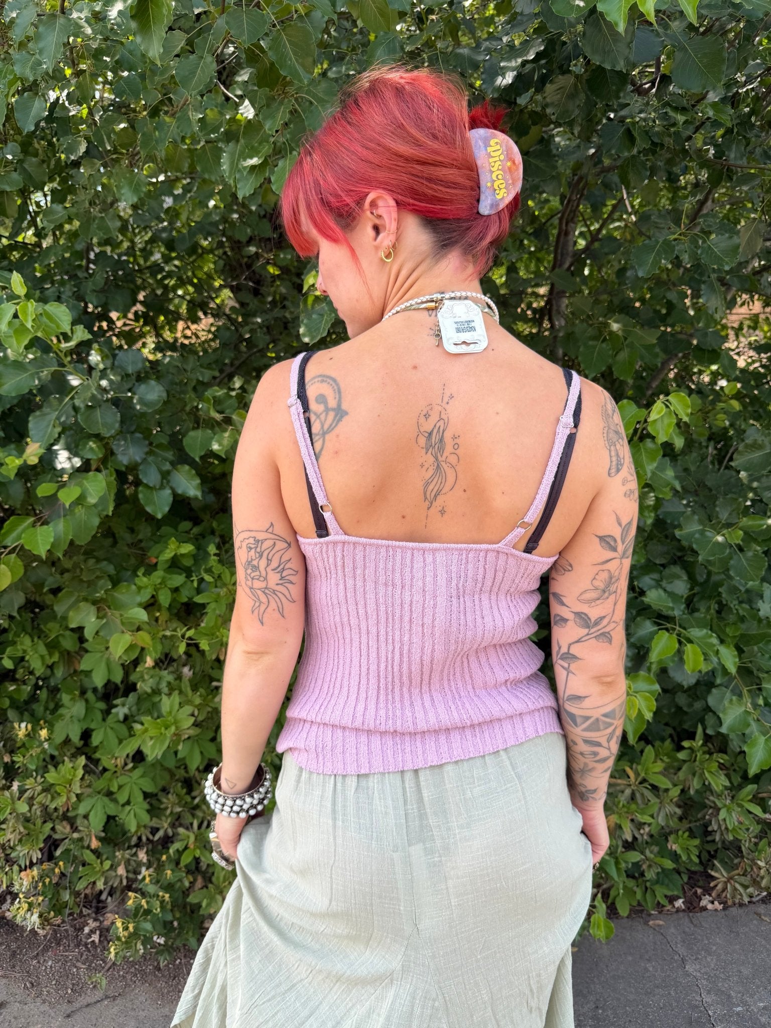 Dusty Lilac Knit Tank - ivyandlavyboutique Love Stitch