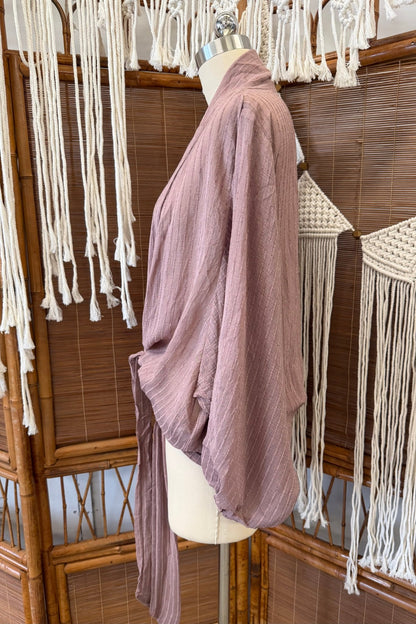 Dusty Rose Wrap I 12379W - ivyandlavyboutique Love Stitch
