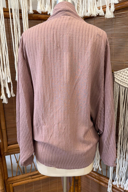 Dusty Rose Wrap I 12379W - ivyandlavyboutique Love Stitch